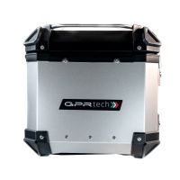 Top case em alumínio, cor prata com placa específica incluída Top case maletas GPR TECH compatível com Benelli Trk 251 2019/2023