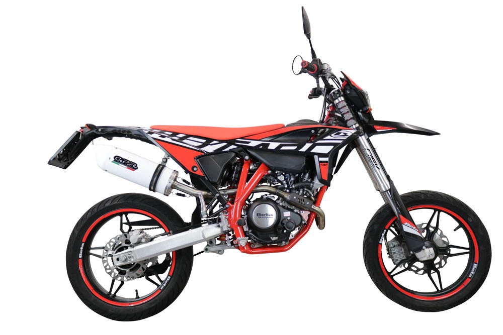 Escape compatível com Beta RR 125 4T Enduro 2021-2024, Albus Evo4, Escape legal, aprovado, com db killer removível, tubo de conexão e conversor catalítico 