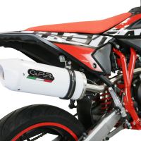 Escape compatível com Beta RR 125 4T Enduro 2021-2024, Albus Evo4, Escape legal, aprovado, com db killer removível, tubo de conexão e conversor catalítico 