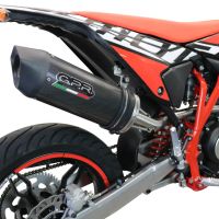 Escape compatível com Beta RR 125 4T Enduro 2021-2024, Furore Evo4 Poppy, Escape legal, homologado, silenciador com catalisador, db killer removível e tubo de ligação específico 