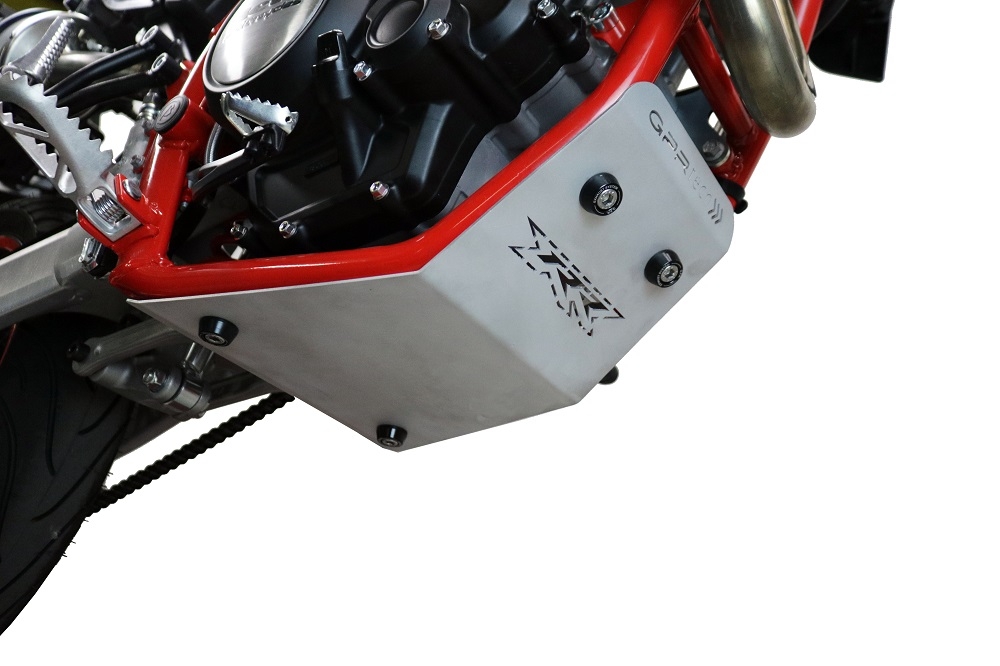 Placa antiderrapante de titânio GPR TECH compatível com Beta RR 125 4T Enduro LC 2021/2023 e5