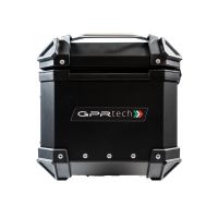 Top case em alumínio, cor preta com placa específica incluída Top case maletas GPR TECH compatível com Bmw G 310 Gs 2022/2024 e5
