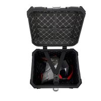 GPR TECH TOP CASE ALPI-TECH 45 LT. PRETO Top case em alumínio, cor preta com placa universal incluída Capacidade Litros 45