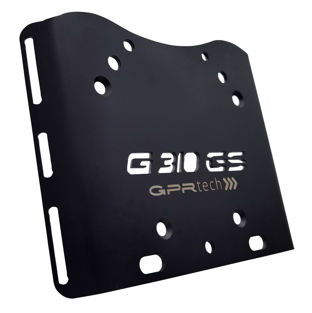 Placa de encaixe específica Top Case ALPITECH 55 LT GPR TECH compatível com Bmw G 310 Gs 2022/2024 e5