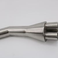 Escape compatível com Bmw K 100 1983-1994, Cafè Racer 4in1, Sistema racing Tubo de ligação 4in1 Transformação Cafe Racer 