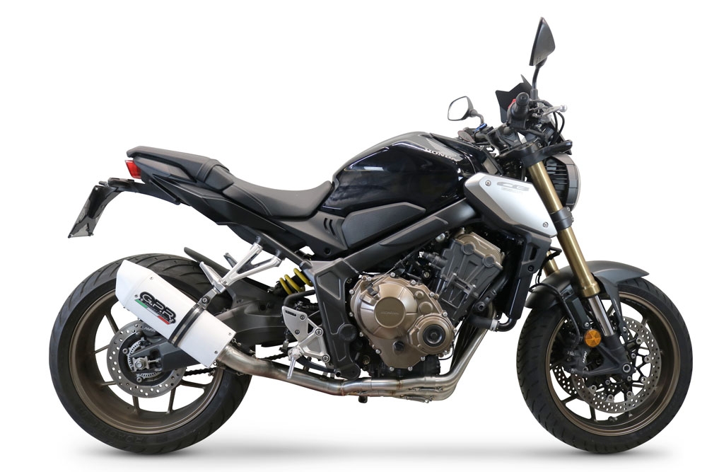 Escape compatível com Honda Cbr 650 F 2017-2018, Albus Evo4, Sistema homologado com catalisador linha completa, silencioso mais coletor 