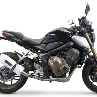 Escape compatível com Honda Cbr 650 F 2017-2018, Albus Evo4, Sistema homologado com catalisador linha completa, silencioso mais coletor 