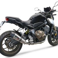 GPR escape compatível com  Honda Cbr 650 F 2017-2018, New Grand Prix Evo Titanium, Sistema homologado com catalisador linha completa, silencioso mais coletor 