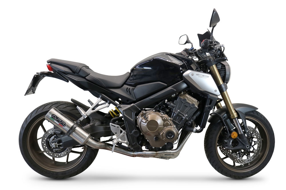 Escape compatível com Honda Cb 650 F 2014-2016, M3 Inox , Sistema homologado com catalisador linha completa, silencioso mais coletor 