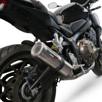 Escape compatível com Honda Cb 650 F 2014-2016, M3 Inox , Sistema homologado com catalisador linha completa, silencioso mais coletor 
