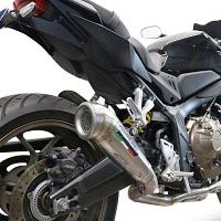 Escape compatível com Honda Cb 650 R 2019-2020, Powercone Evo, Sistema homologado com catalisador linha completa, silencioso mais coletor 