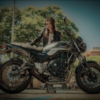 Escape compatível com Kawasaki Z 650 RS 2021-2023, M3 Black Titanium, Escape Racing, linha completa, fornecido com coletor específico, artigo sem homologação 