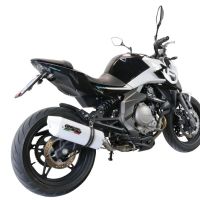 Escape compatível com Cf Moto 650 Nk 2021-2024, Albus Evo4, Escape legal, homologado, silenciador com catalisador, db killer removível e tubo de ligação específico 