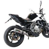 Escape compatível com Cf Moto 400 NK 2019-2020, M3 Inox , Escape legal, homologado, silenciador com catalisador, db killer removível e tubo de ligação específico 