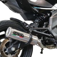 Escape compatível com Cf Moto 400 NK 2019-2020, M3 Inox , Escape legal, homologado, silenciador com catalisador, db killer removível e tubo de ligação específico 