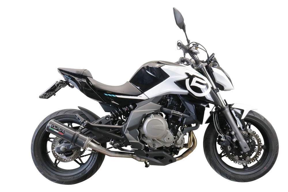 Escape compatível com Cf Moto 650 Mt 2019-2020, M3 Poppy , Escape legal, homologado, silenciador com catalisador, db killer removível e tubo de ligação específico 