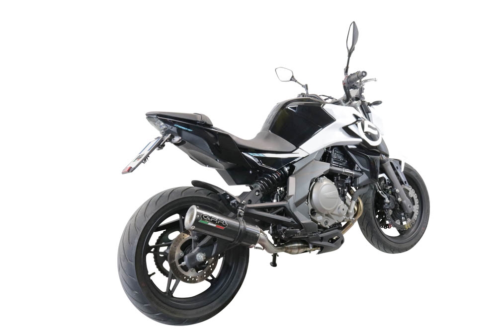 Escape compatível com Cf Moto 650 Mt 2019-2020, M3 Poppy , Escape legal, homologado, silenciador com catalisador, db killer removível e tubo de ligação específico 