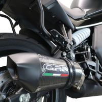 GPR escape compatível com  Cf Moto 650 Gt 2022-2024, New Grand Prix Evo Poppy, Escape legal, homologado, silenciador com db killer removível e tubo de ligação específico 
