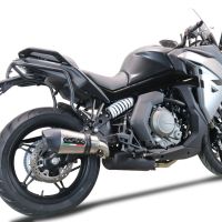 GPR escape compatível com  Cf Moto 650 Gt 2022-2024, New Grand Prix Evo Titanium, Escape legal, homologado, silenciador com db killer removível e tubo de ligação específico 