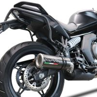 Escape compatível com Cf Moto 650 Gt 2022-2024, M3 Poppy , Escape legal, homologado, silenciador com db killer removível e tubo de ligação específico 