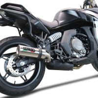 Escape compatível com Cf Moto 650 Gt 2022-2024, M3 Inox , Escape legal, homologado, silenciador com db killer removível e tubo de ligação específico 