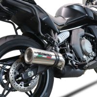 Escape compatível com Cf Moto 650 Gt 2022-2024, M3 Inox , Escape legal, homologado, silenciador com db killer removível e tubo de ligação específico 