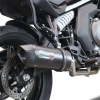 Escape compatível com Cf Moto 650 Gt 2022-2024, Furore Nero, Escapamento Racing, silenciador com conexão específica e db killer removível 