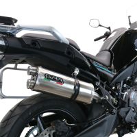 Escape compatível com Cf Moto 800 Mt Touring 2022-2024, Dual Titanium, Escape legal, homologado, silenciador com db killer removível e tubo de ligação específico 