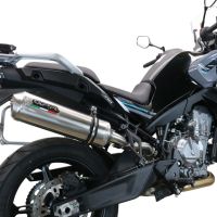 Escape compatível com Cf Moto 800 Mt Sport 2025-2026, Satinox , Escape legal, homologado, silenciador com db killer removível e tubo de ligação específico 