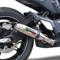 Escape compatível com Cf Moto 700 CL-X Adv 2022-2024, Deeptone Inox, Escape legal, homologado, silenciador com db killer removível e tubo de ligação específico 