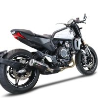 Escape compatível com Cf Moto 700 CL-X Adv 2022-2024, M3 Poppy , Escape legal, homologado, silenciador com db killer removível e tubo de ligação específico 