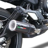 Escape compatível com Cf Moto 700 CL-X Adv 2022-2024, M3 Poppy , Escape legal, homologado, silenciador com db killer removível e tubo de ligação específico 