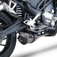 GPR escape compatível com  Cf Moto 300 NK 2022-2024, New Grand Prix Evo Titanium, Escape racing linha completa, silencioso mais coletor com dbkiller, não homologado  