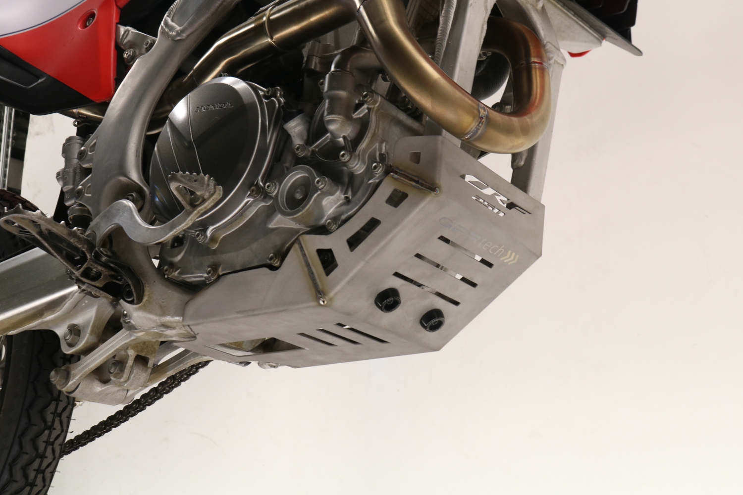 Placa antiderrapante de titânio GPR TECH compatível com Honda Crf 450 R-RX 2021/2024