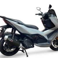 Escape compatível com Zontes D 125 2022-2024, Pentascooter, Sistema homologado com catalisador linha completa, silencioso mais coletor 