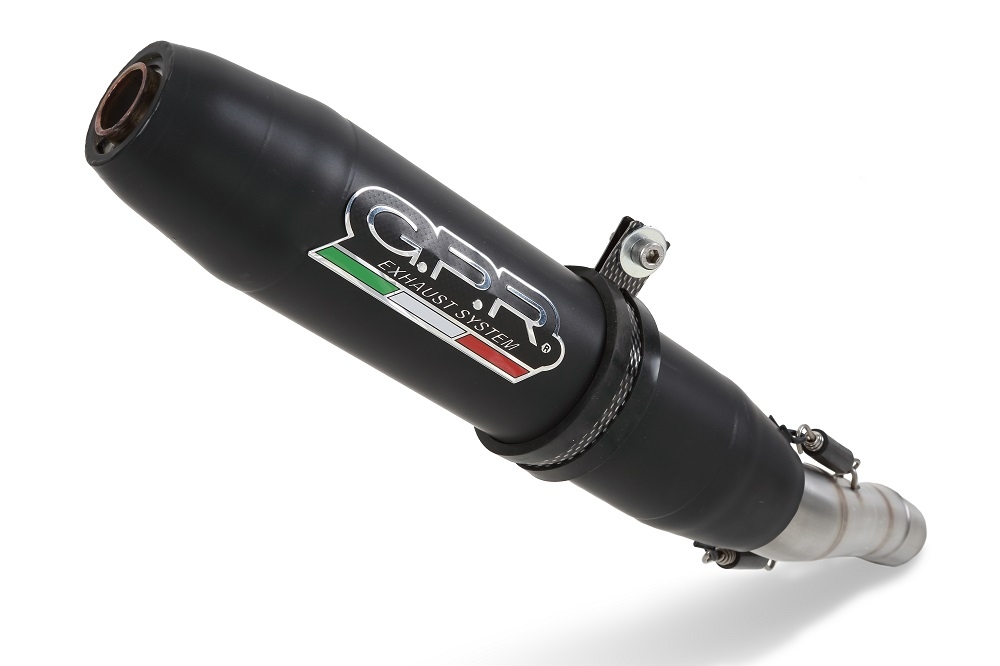 Escape compatível com Royal Enfield Classic 350 2021-2023, Deeptone Nero, Escape legal, aprovado, com db killer removível, tubo de conexão e conversor catalítico 