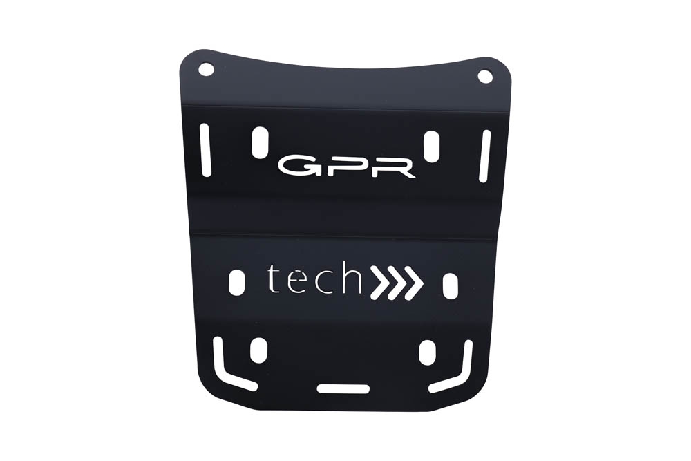 Placa de encaixe específica en titânio Top Case ALPITECH 35/55 LT GPR TECH compatível com Ducati Multistrada V4 / V4S / V4S Sport 1100 2021/2024