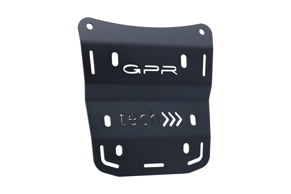 Placa de encaixe específica en titânio Top Case ALPITECH 35/55 LT GPR TECH compatível com Ducati Multistrada V4 / V4S / V4S Sport 1100 2021/2024