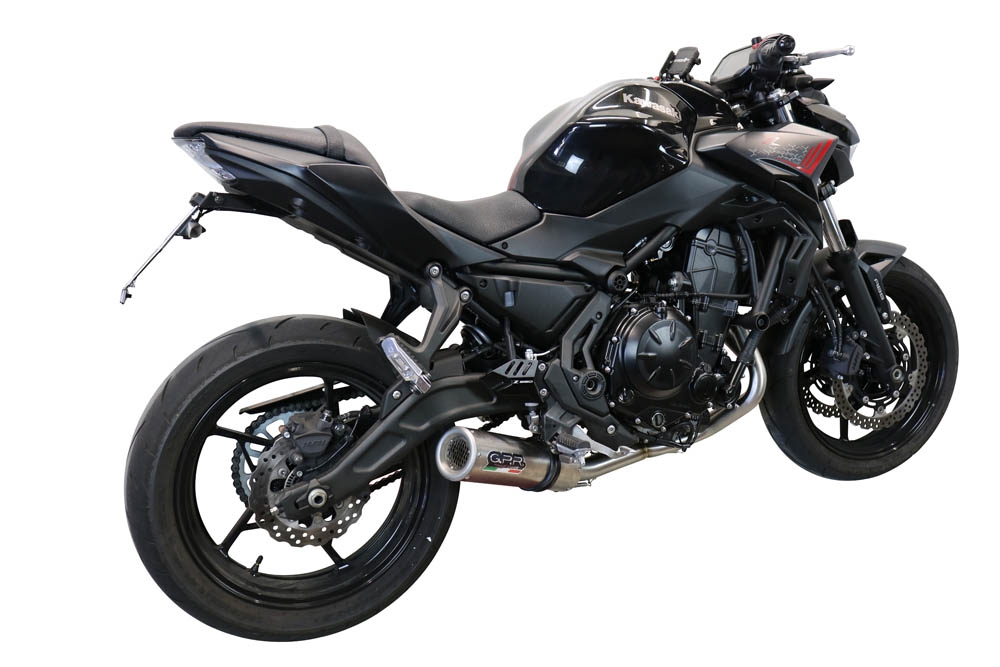 Escape compatível com Kawasaki Z 650 2017-2020, M3 Inox , Sistema homologado com catalisador linha completa, silencioso mais coletor 