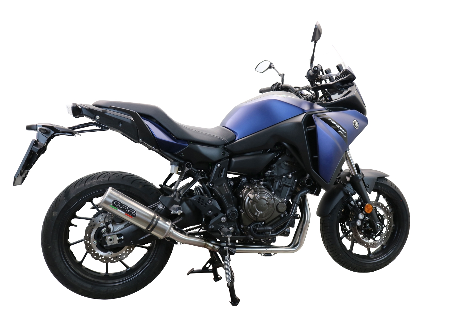 Escape compatível com Yamaha Tracer 7 GT 2020-2024, M3 Inox , Escape racing linha completa, silencioso mais coletor com dbkiller, não homologado 