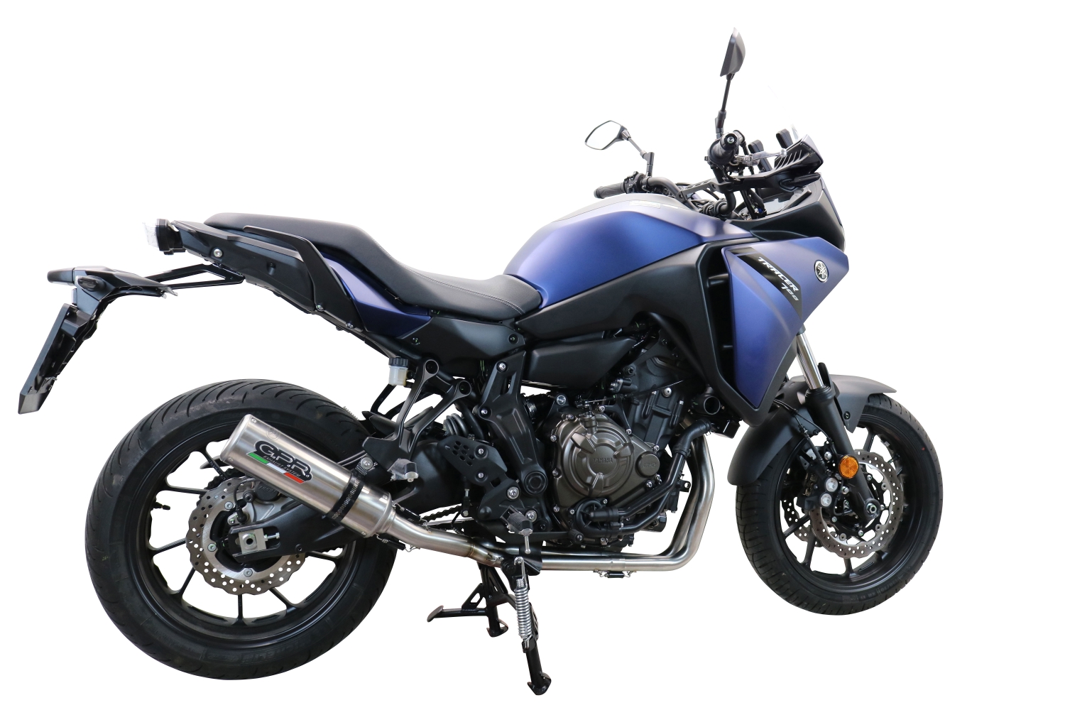 Escape compatível com Yamaha Tracer 7 GT 2020-2024, M3 Inox , Escape racing linha completa, silencioso mais coletor com dbkiller, não homologado 
