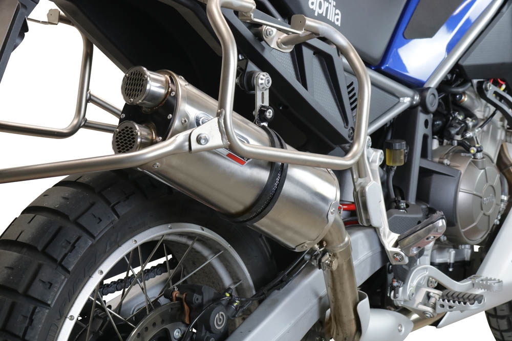 Escape compatível com Bmw R 1200 Gs -Adventure 2013-2016, Dual Inox, Escape legal, homologado, silenciador com db killer removível e tubo de ligação específico 