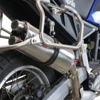Escape compatível com Bmw R 1200 Gs -Adventure 2013-2016, Dual Inox, Escape legal, homologado, silenciador com db killer removível e tubo de ligação específico 