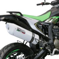 Escape compatível com KL MOTOR KXE 125 2022-2023, Albus Evo4, Escape legal, aprovado, com db killer removível, tubo de conexão e conversor catalítico 