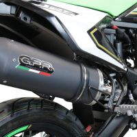 Escape compatível com Ktm Duke 125 2011-2016, Furore Nero, Sistema racing Silencioso com tubo de ligação 