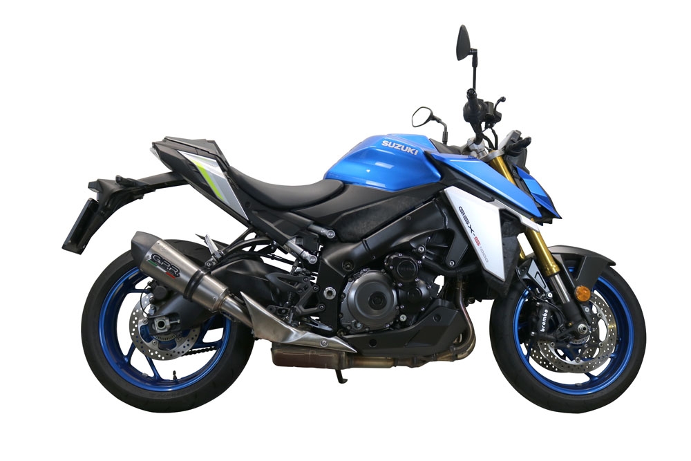 Escape compatível com Suzuki Gsx-S 1000 GX 2024-2025, GP Evo4 Titanium, Escape legal, homologado, silenciador com db killer removível e tubo de ligação específico 