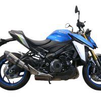 Escape compatível com Suzuki Gsx-S 1000 GX 2024-2025, GP Evo4 Titanium, Escape legal, homologado, silenciador com db killer removível e tubo de ligação específico 
