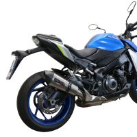 Escape compatível com Suzuki Gsx-S 1000 GX 2024-2025, GP Evo4 Titanium, Escape legal, homologado, silenciador com db killer removível e tubo de ligação específico 