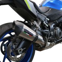 Escape compatível com Suzuki Gsx-S 1000 GX 2024-2025, GP Evo4 Titanium, Escape legal, homologado, silenciador com db killer removível e tubo de ligação específico 