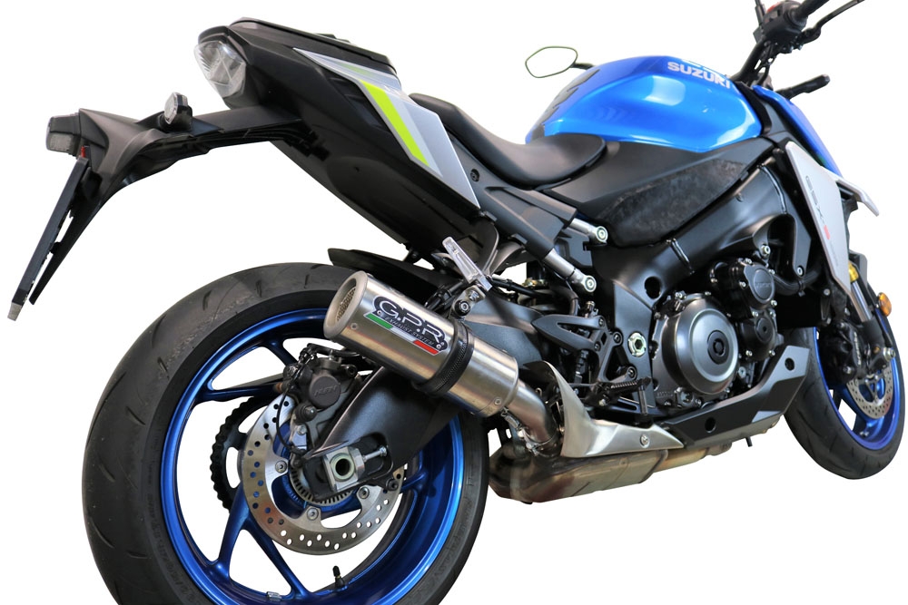 Escape compatível com Suzuki Gsx-S 1000 GT 2017-2020, M3 Inox , Escape legal, homologado, silenciador com db killer removível e tubo de ligação específico 